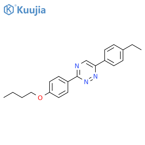1,2,4-Triazine, 3-(4-butoxyphenyl)-6-(4-ethylphenyl)- structure