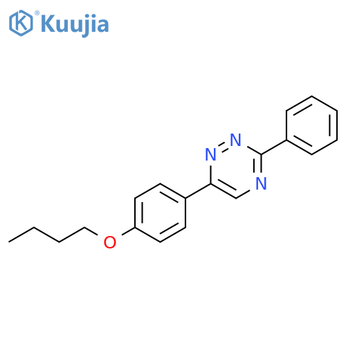 1,2,4-Triazine, 6-(4-butoxyphenyl)-3-phenyl- structure