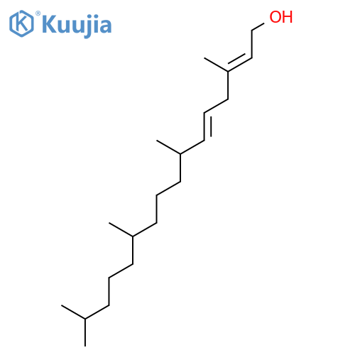 2,5-HEXADECADIEN-1-OL, 3,7,11,15-TETRAMETHYL- structure