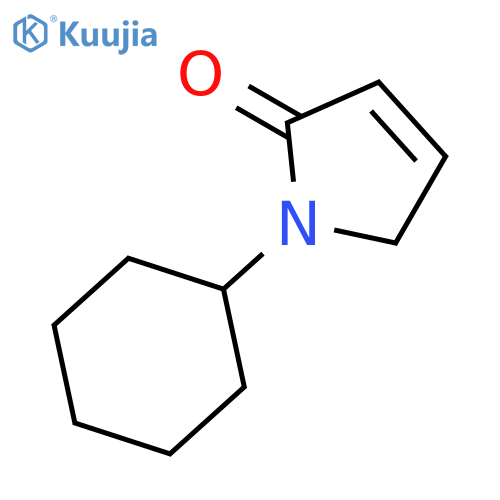 2H-Pyrrol-2-one, 1-cyclohexyl-1,5-dihydro- structure