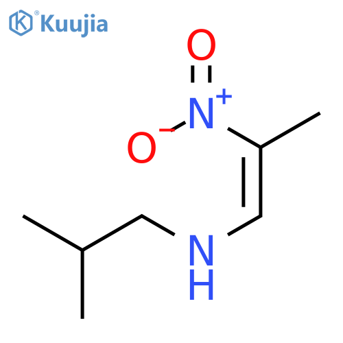 1-Propen-1-amine, N-(2-methylpropyl)-2-nitro-, (Z)- structure