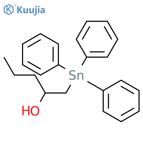 2-Pentanol, 1-(triphenylstannyl)- structure