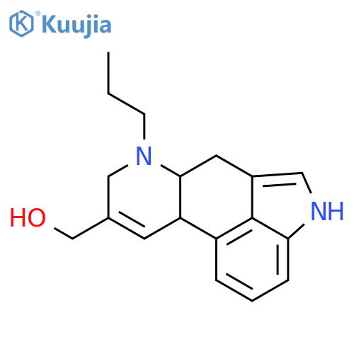 Ergoline-8-methanol, 8,9-didehydro-6-propyl- structure