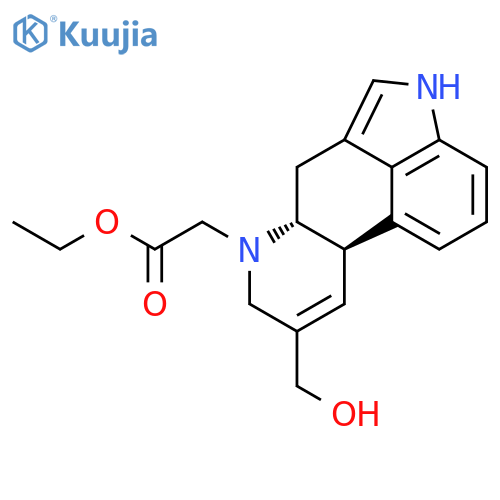 ERGOLINE-6-ACETIC ACID, 8,9-DIDEHYDRO-8-(HYDROXYMETHYL)-, ETHYL ESTER structure