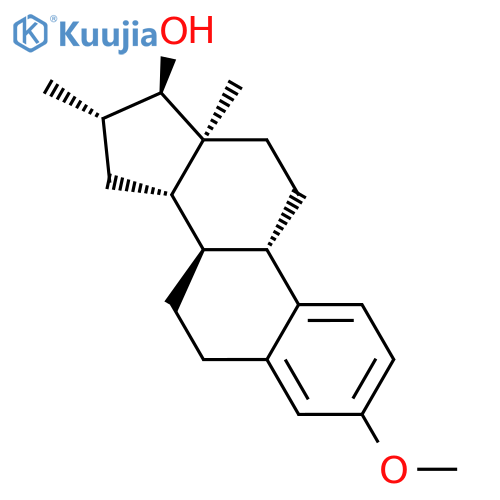 Estra-1,3,5(10)-trien-17-ol, 3-methoxy-16-methyl-, (16b,17a)- structure