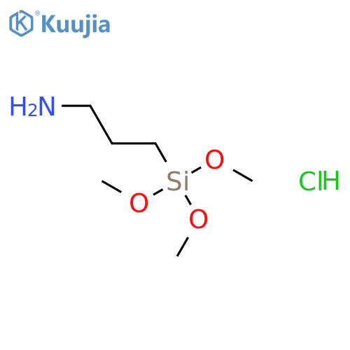 1-Propanamine, 3-(trimethoxysilyl)-, hydrochloride structure
