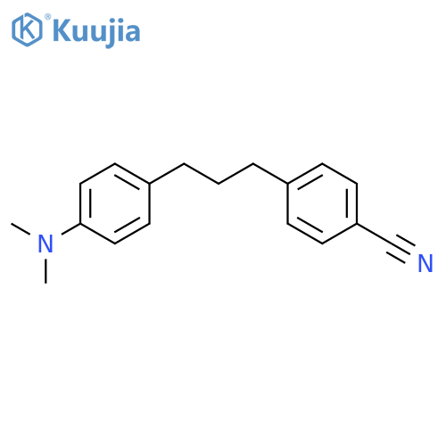 Benzonitrile, 4-[3-[4-(dimethylamino)phenyl]propyl]- structure