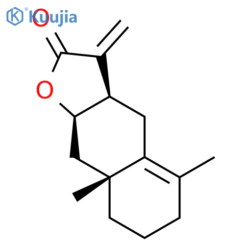 Naphtho[2,3-b]furan-2(3H)-one,3a,4,6,7,8,8a,9,9a-octahydro-5,8a-dimethyl-3-methylene-, (3aR,8aR,9aR)- structure