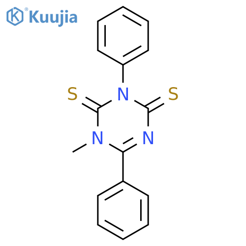 1,3,5-Triazine-2,4(1H,3H)-dithione, 1-methyl-3,6-diphenyl- structure