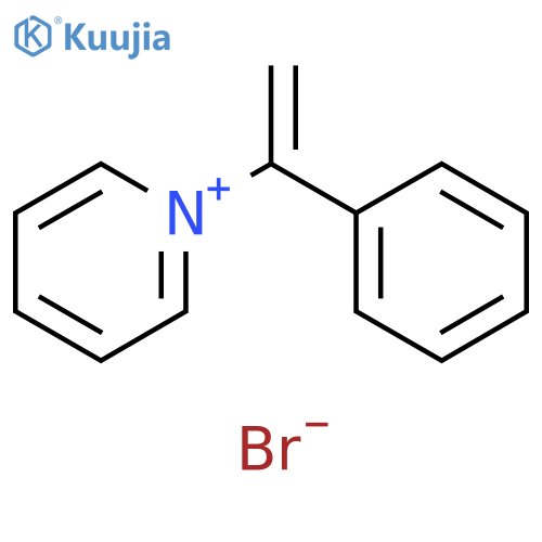 Pyridinium, 1-(1-phenylethenyl)-, bromide structure