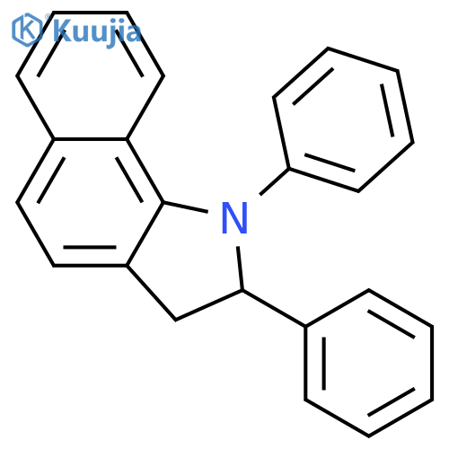 1H-BENZ[G]INDOLE, 2,3-DIHYDRO-1,2-DIPHENYL- structure