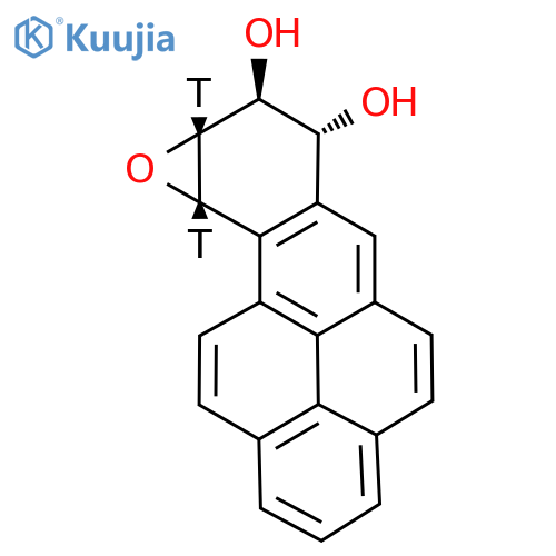 Benzo[10,11]chryseno[3,4-b]oxirene-7,8-diol, 7,8,8a,9a-tetrahydro-8a,9a-t2-, (7α,8β,8aβ,9aβ)- (9CI) structure