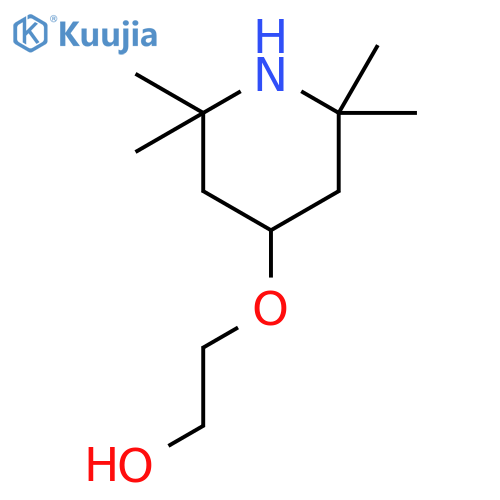 Ethanol,2-[(2,2,6,6-tetramethyl-4-piperidinyl)oxy]- structure