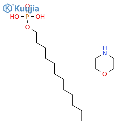 dodecyl dihydrogen phosphate, compound with morpholine (1:1) structure
