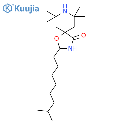 1-OXA-3,8-DIAZASPIRO[4.5]DECAN-4-ONE, 2-ISONONYL-7,7,9,9-TETRAMETHYL- structure