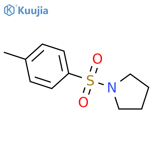 Pyrrolidine,1-[(4-methylphenyl)sulfonyl]- structure