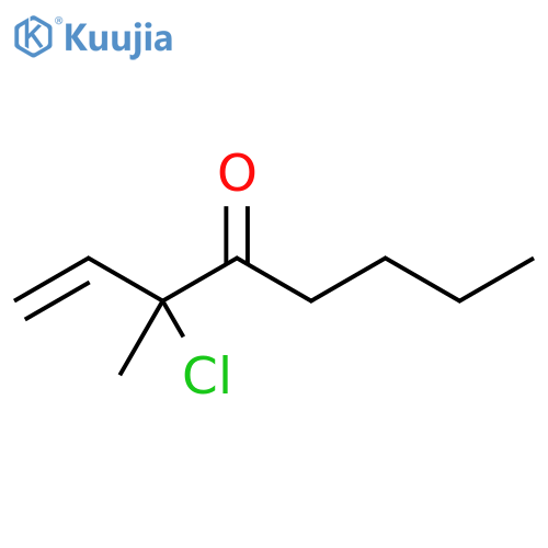 1-Octen-4-one, 3-chloro-3-methyl- structure