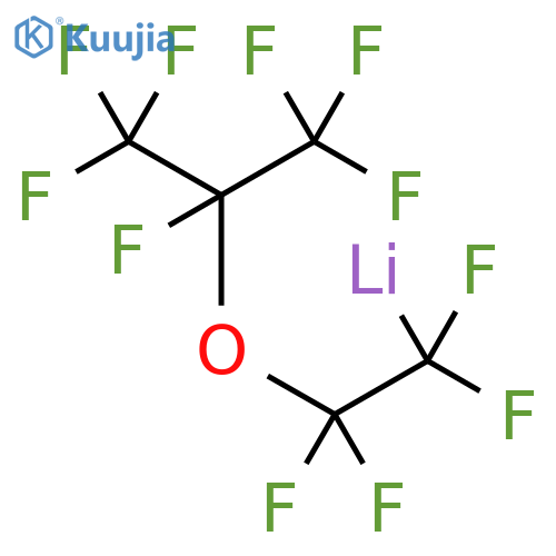 Lithium,[1,1,2,2-tetrafluoro-2-[1,2,2,2-tetrafluoro-1-(trifluoromethyl)ethoxy]ethyl]- structure