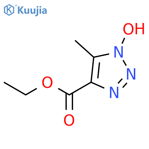 1H-1,2,3-Triazole-4-carboxylic acid, 1-hydroxy-5-methyl-, ethyl ester structure