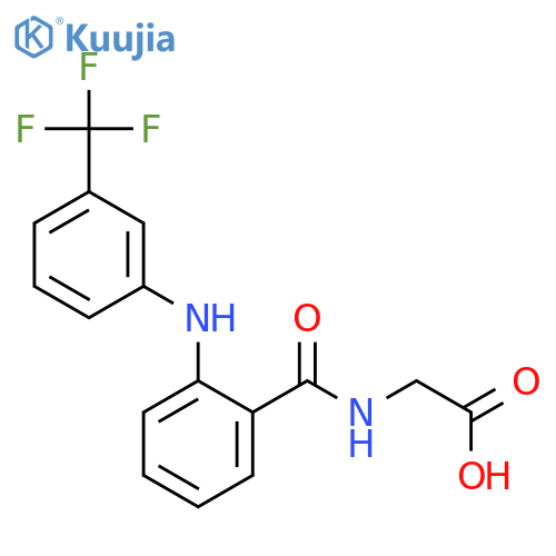 Glycine, N-[2-[[3-(trifluoromethyl)phenyl]amino]benzoyl]- structure