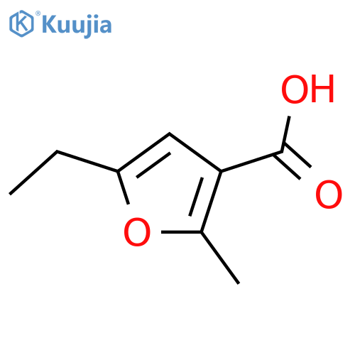 5-ethyl-2-methylfuran-3-carboxylic acid structure