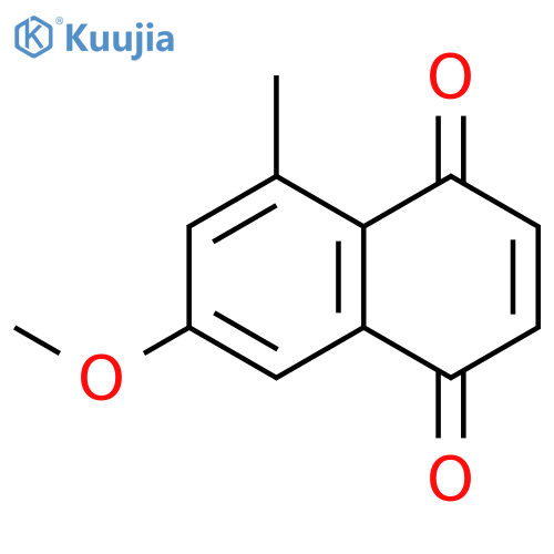 1,4-Naphthalenedione, 7-methoxy-5-methyl- structure