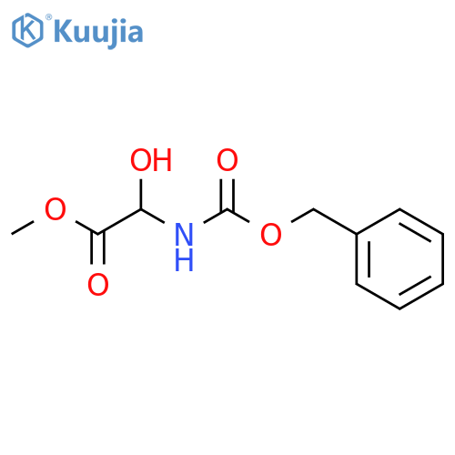 Acetic acid, hydroxy[[(phenylmethoxy)carbonyl]amino]-, methyl ester structure