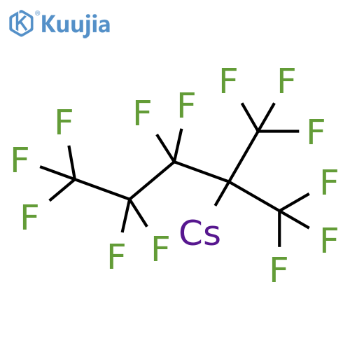 CESIUM, [2,2,3,3,4,4,4-HEPTAFLUORO-1,1-BIS(TRIFLUOROMETHYL)BUTYL]- structure