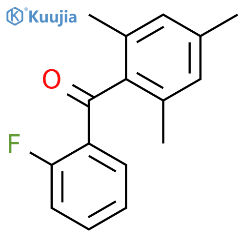(2-Fluorophenyl)(2,4,6-trimethylphenyl)methanone structure