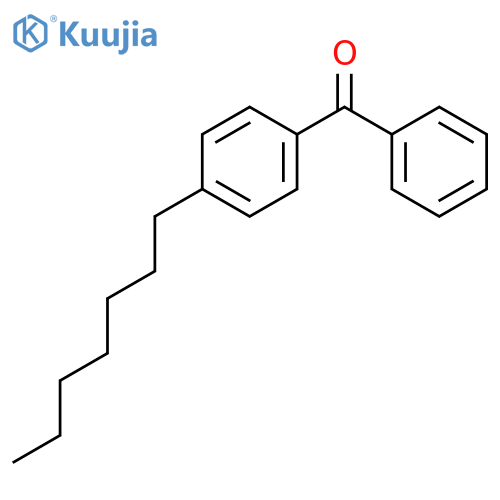 Methanone, (4-heptylphenyl)phenyl- structure
