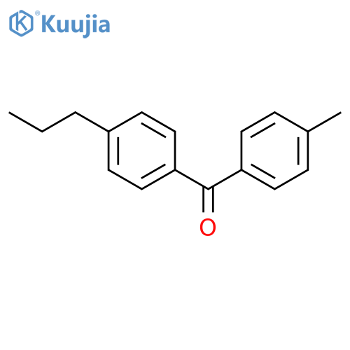 Methanone, (4-methylphenyl)(4-propylphenyl)- structure