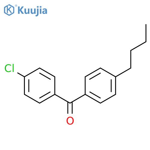 4-n-Butyl-4'-chlorobenzophenone structure