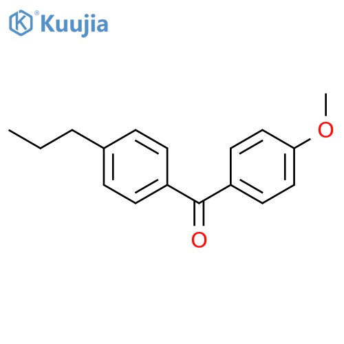 Methanone, (4-methoxyphenyl)(4-propylphenyl)- structure