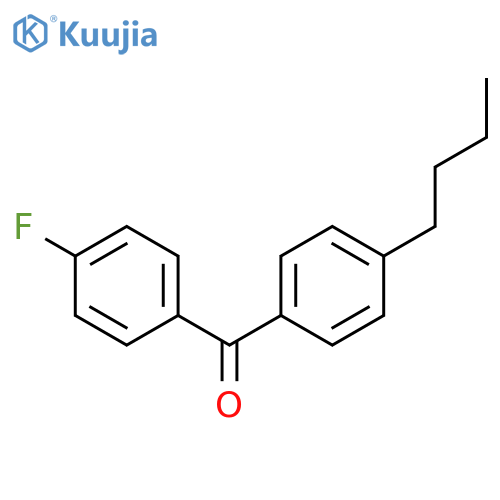 (4-Butylphenyl)(4-fluorophenyl)methanone structure