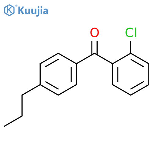 2-Chloro-4'-n-propylbenzophenone structure