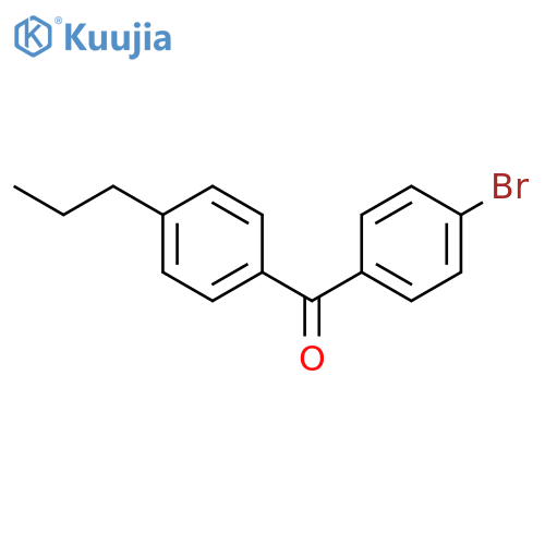 4-Bromo-4'-n-propylbenzophenone structure