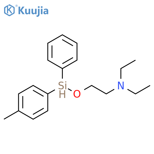 Ethanamine,N,N-diethyl-2-[[(4-methylphenyl)phenylsilyl]oxy]- structure
