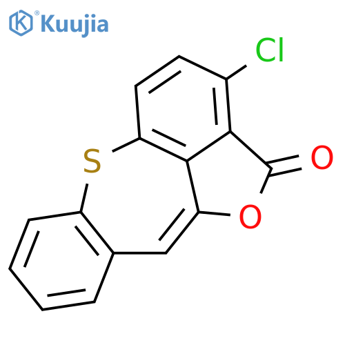 2H-[1]Benzothiepino[4,3,2-cd]isobenzofuran-2-one, 3-chloro- structure