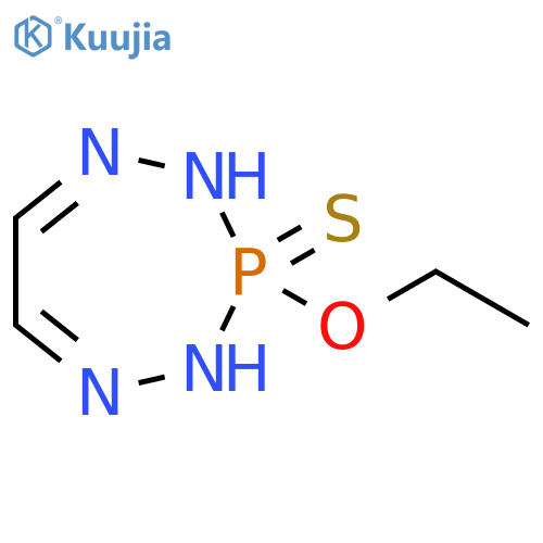 2H-1,2,4,5,3-Tetrazaphosphepine, 3-ethoxy-3,4-dihydro-, 3-sulfide structure