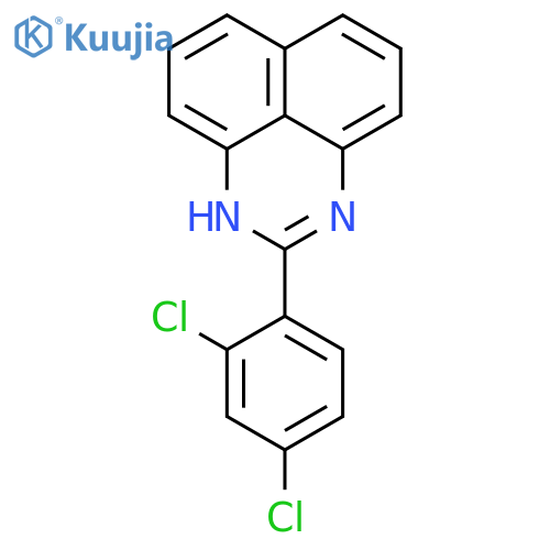 1H-Perimidine, 2-(2,4-dichlorophenyl)- structure
