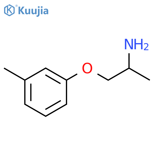 1-(2-aminopropoxy)-3-methylbenzene structure