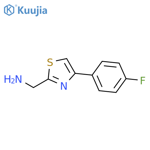 {4-(4-fluorophenyl)-1,3-thiazol-2-ylmethyl}amine structure