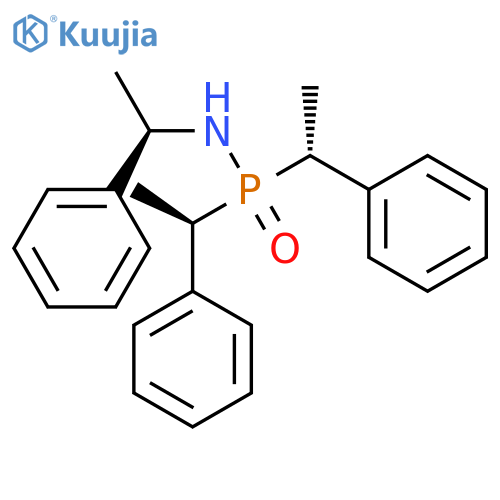 PHOSPHINIC AMIDE, N,P,P-TRIS[(1R)-1-PHENYLETHYL]- structure