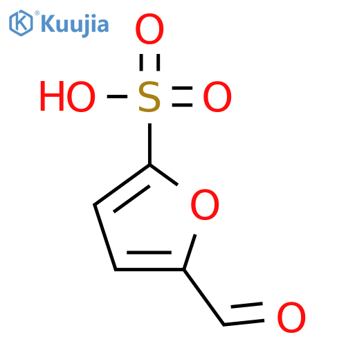2-Furansulfonic acid,5-formyl- structure