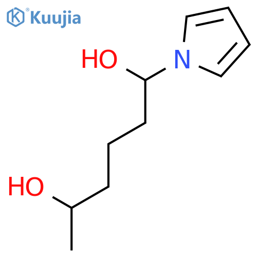 1,5-HEXANEDIOL, 1-(1H-PYRROL-1-YL)- structure