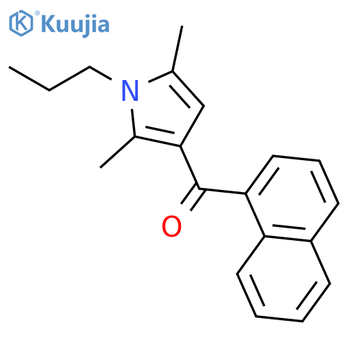 Methanone, (2,5-dimethyl-1-propyl-1H-pyrrol-3-yl)-1-naphthalenyl- structure