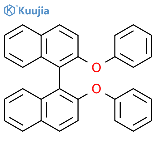 1,1'-BINAPHTHALENE, 2,2'-DIPHENOXY- structure