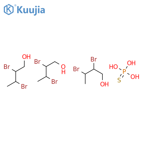 1-Butanol, 2,3-dibromo-, phosphorothioate (3:1) structure