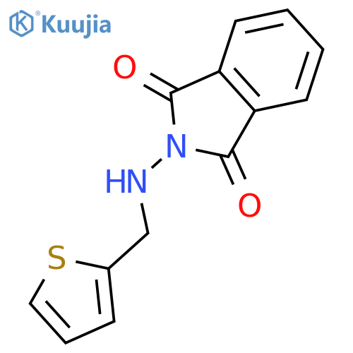 1H-ISOINDOLE-1,3(2H)-DIONE, 2-[(2-THIENYLMETHYL)AMINO]- structure