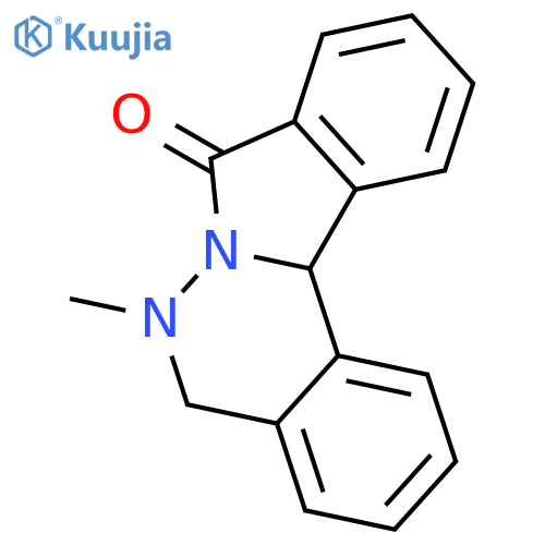 Isoindolo[1,2-a]phthalazin-8(6H)-one, 5,12b-dihydro-6-methyl- structure